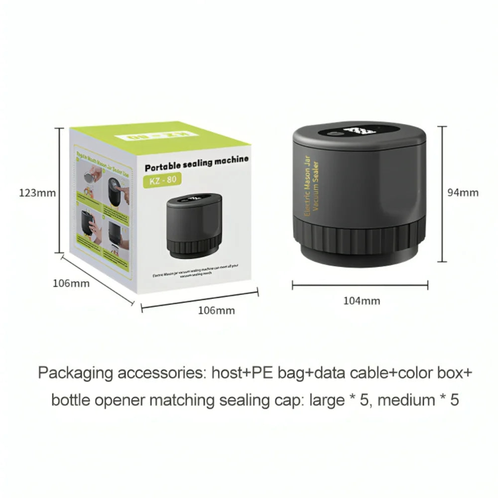 Habbico™ Automated Food Vacuum Sealer Kit